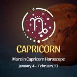 Capricorn - Mars in Capricorn Horoscope