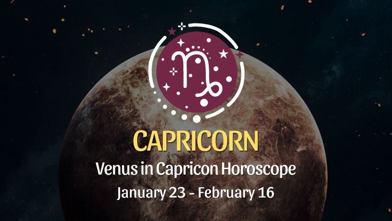 Capricorn - Venus in Scorpio Horoscope