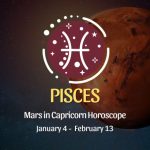 Pisces - Mars in Capricorn Horoscope