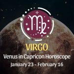 Virgo - Venus in Scorpio Horoscope
