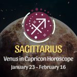 Sagittarius - Venus in Scorpio Horoscope