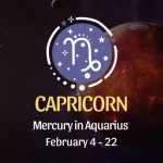 Capricorn - Mercury in Aquarius Horoscope