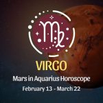 Virgo - Mars in Aquarius Horoscope