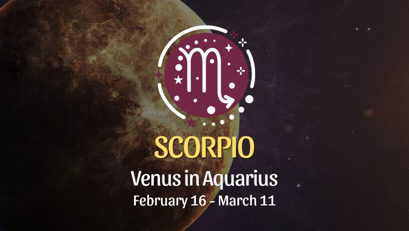 Scorpio - Venus in Aquarius Horoscope
