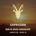 Capricorn - Sun in Aries Horoscope