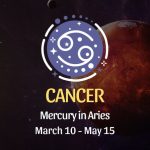 Cancer - Mercury in Aries Horoscope