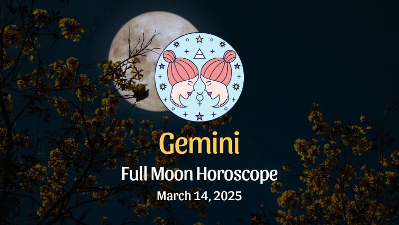 Gemini: Full Moon Horoscope - March 14, 2025