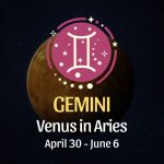Gemini: Venus in Aries Horoscope - April 30, 2025