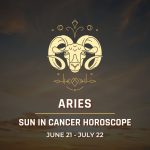 Aries: Sun in Cancer Horoscope 2025