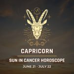 Capricorn: Sun in Cancer Horoscope 2025