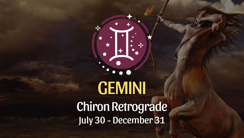 Gemini: Chiron Retrograde Horoscope - July 30, 2025
