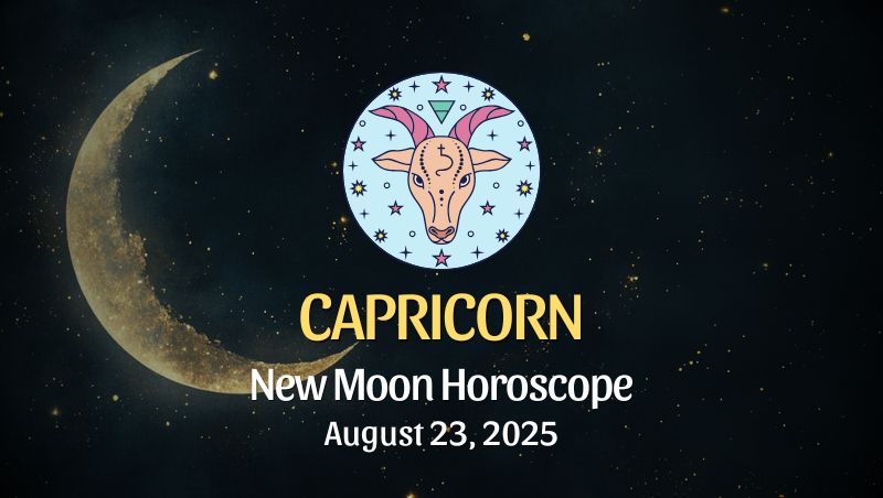 Capricorn: New Moon Horoscope - August 23, 2025