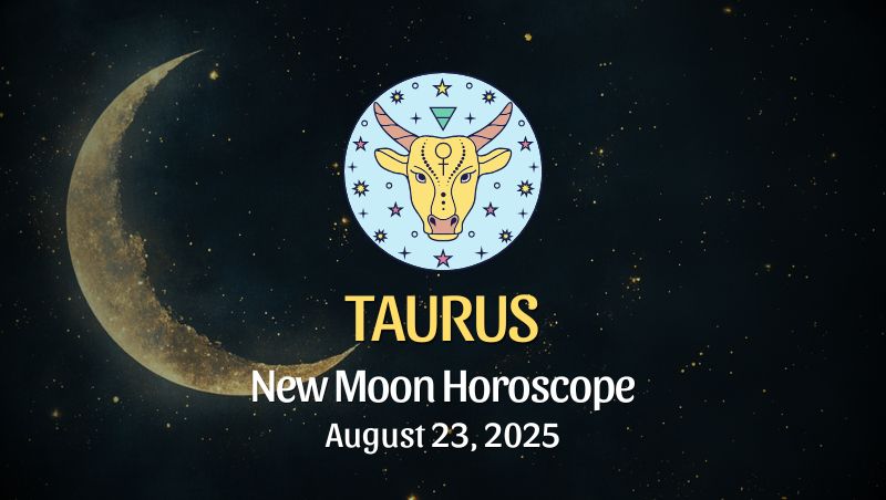 Taurus: New Moon Horoscope - August 23, 2025