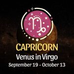 Capricorn: Venus in Virgo Horoscope - September 19, 2025