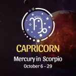 Capricorn: Mercury in Scorpio Horoscope