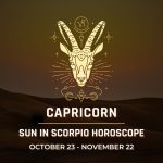 Capricorn: Sun in Scorpio Horoscope
