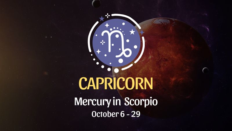 Capricorn: Mercury in Scorpio Horoscope