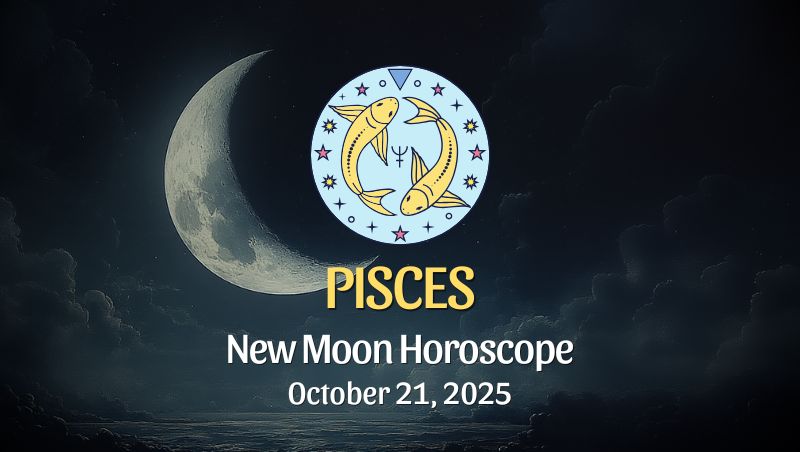Pisces: New Moon Horoscope - October 21, 2025