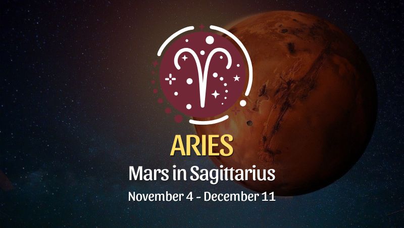 Aries: Mars in Sagittarius Horoscope - November 4 / December 11