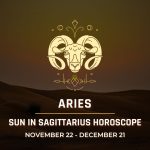 Aries: Sun in Sagittarius Horoscope 2025