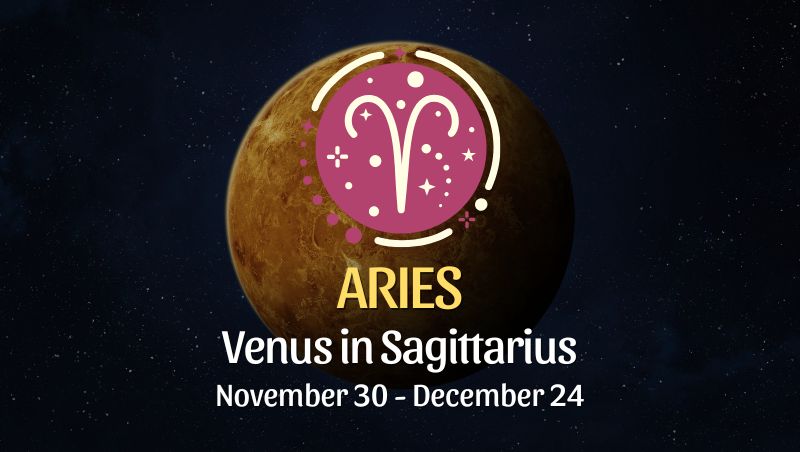 Aries: Venus in Sagittarius Horoscope - November 30, 2025