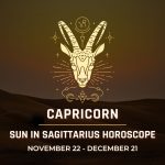Capricorn: Sun in Sagittarius Horoscope 2025