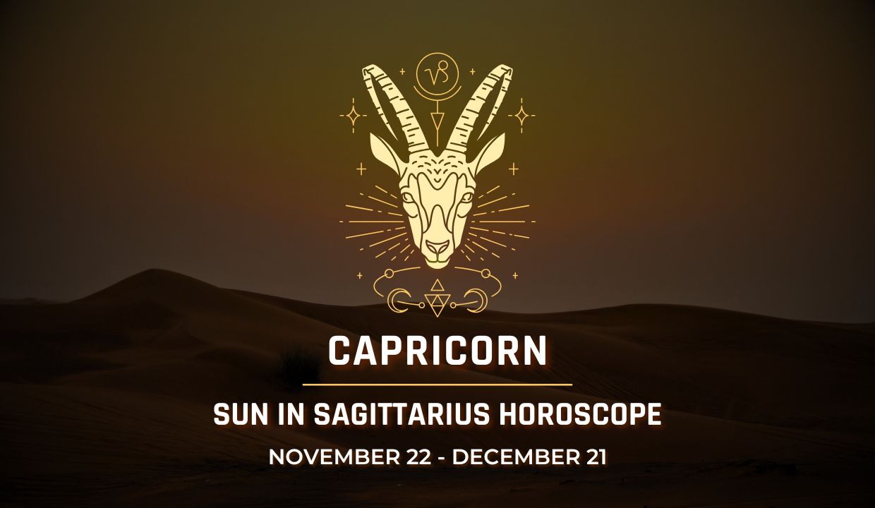 Capricorn: Sun in Sagittarius Horoscope 2025
