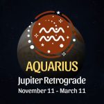 Aquarius: Jupiter Retrograde Horoscope - November 11 / March 11