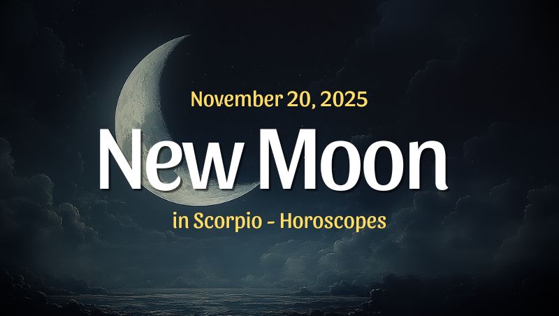 New Moon In Scorpio Horoscopes – November 20, 2025