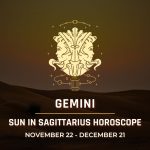 Gemini: Sun in Sagittarius Horoscope 2025
