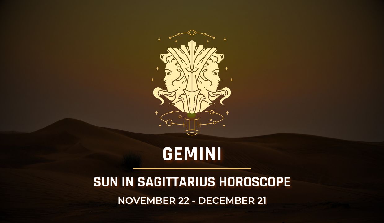 Gemini: Sun in Sagittarius Horoscope 2025