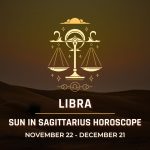Libra: Sun in Sagittarius Horoscope 2025