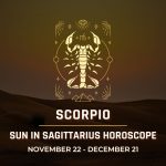 Scorpio: Sun in Sagittarius Horoscope 2025