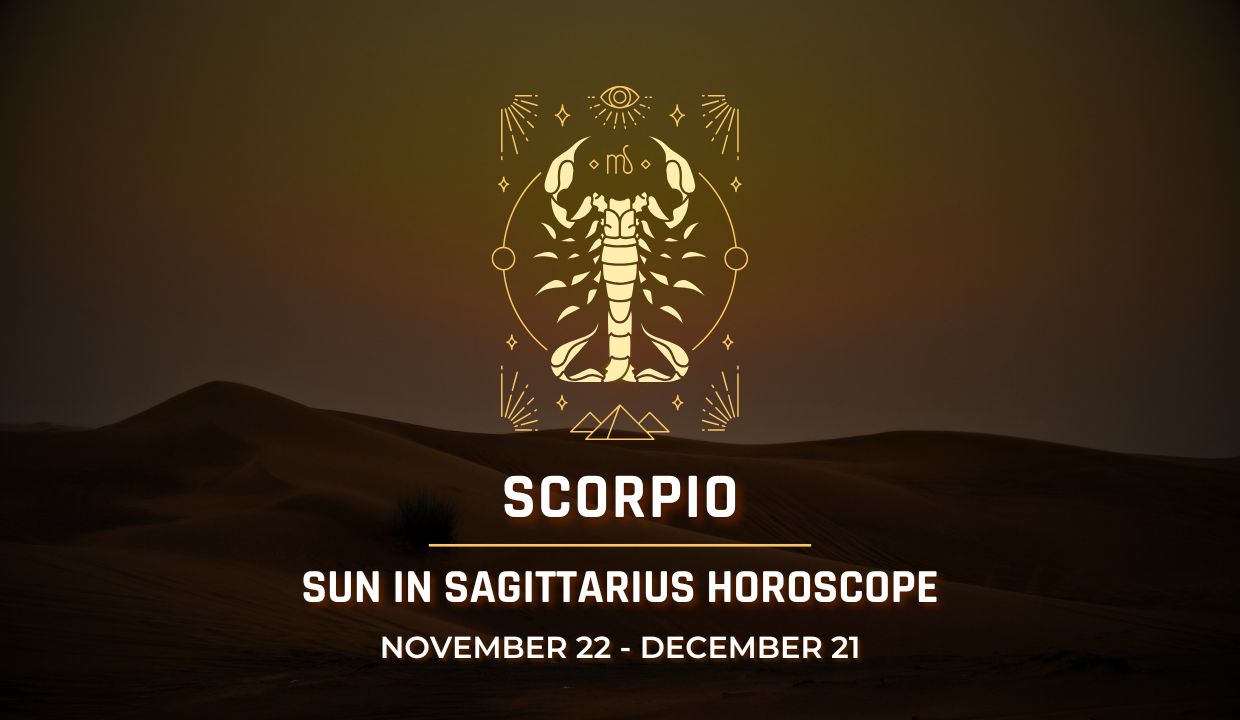 Scorpio: Sun in Sagittarius Horoscope 2025