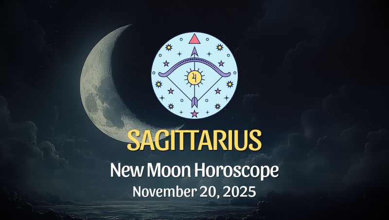 Sagittarius: New Moon Horoscope - November 20, 2025