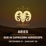 Aries: Sun in Capricorn Horoscope 2025