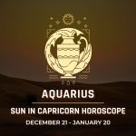 Aquarius: Sun in Capricorn Horoscope 2025