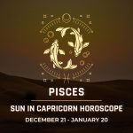 Pisces: Sun in Capricorn Horoscope 2025