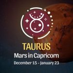 Taurus: Mars in Sagittarius Horoscope - December 15 / January 23