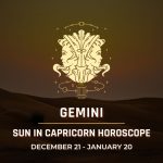 Gemini: Sun in Capricorn Horoscope 2025
