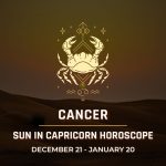 Cancer: Sun in Capricorn Horoscope 2025
