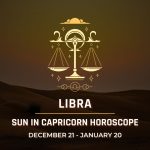 Libra: Sun in Capricorn Horoscope 2025