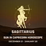Sagittarius: Sun in Capricorn Horoscope 2025